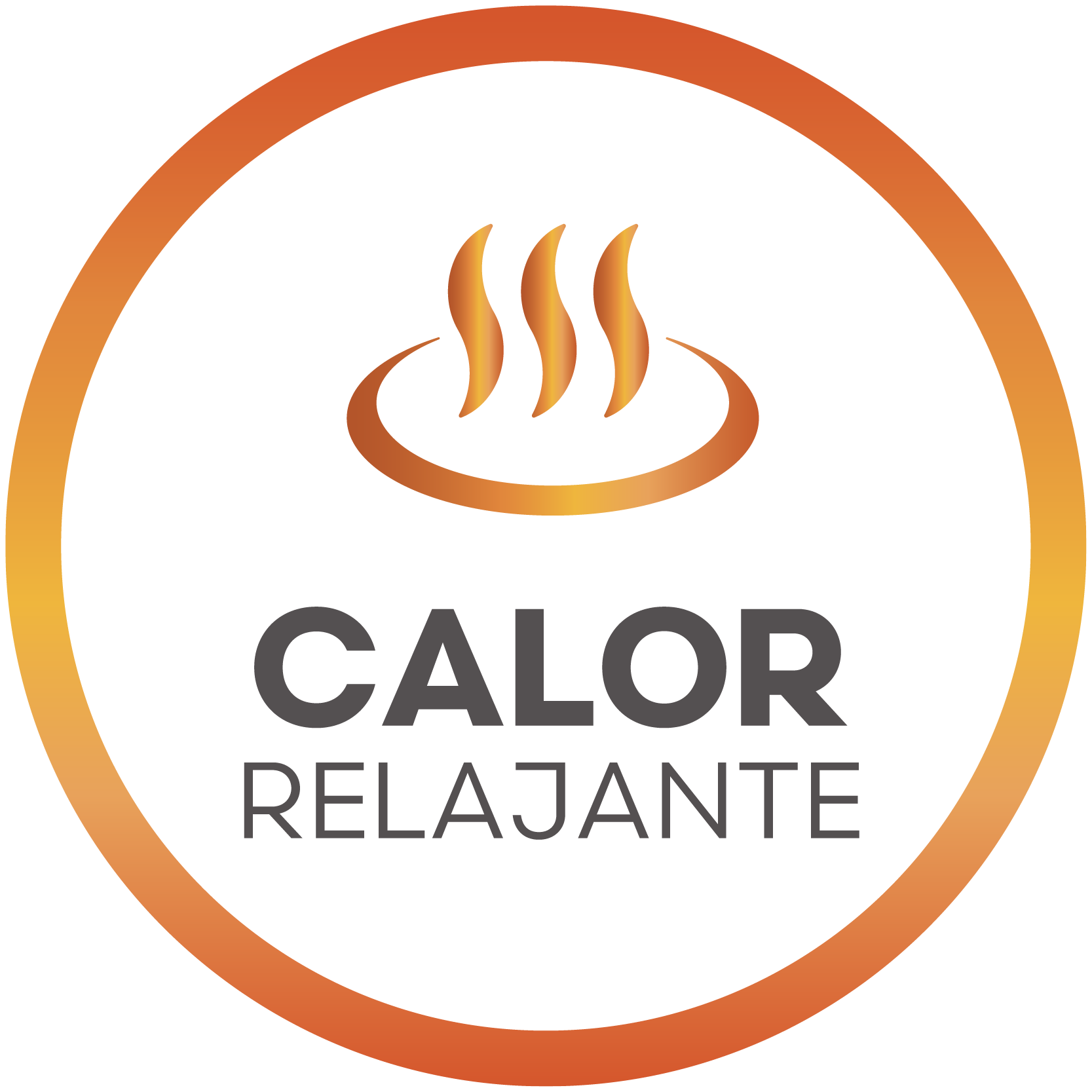 Icono calor relajante