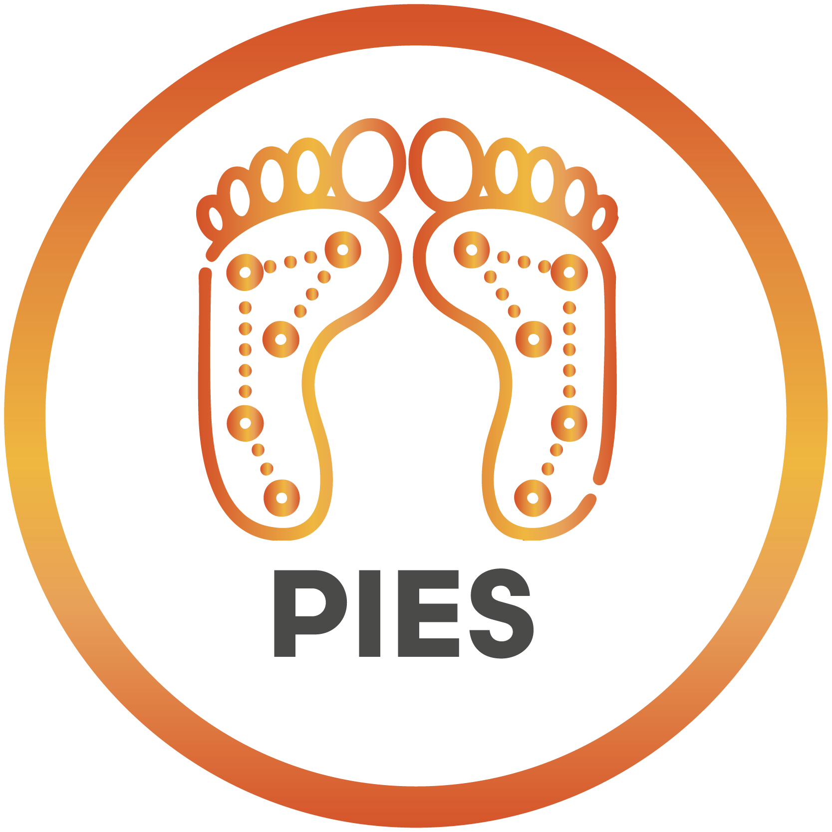 Icono descanso en tus pies